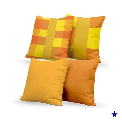Kit 4 Almofadas Decorativas Own Laranja - 45x45 cm