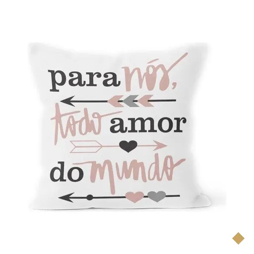 Almofada Decorativa Own Para Nós Todo Amor do Mundo - 45x45 cm