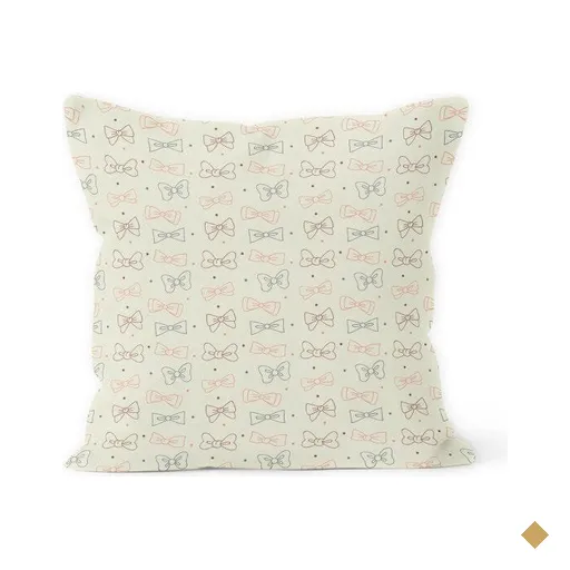 Almofada Decorativa Own Bege Laços - 45x45 cm