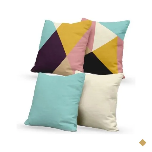 Kit 4 Almofadas Decorativas Own Colorful Geometric - 45x45 cm