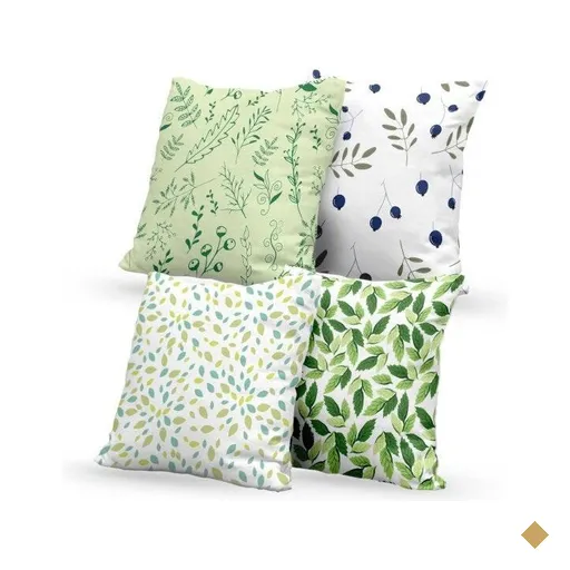 Kit 4 Almofadas Decorativas Own Estampas de Folhas - 45x45 cm