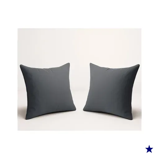 Kit 2 Almofadas 42cm Fofinhas Suede Sala ou Quarto - Balaqui Cor:cinza