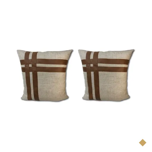 Duas Almofada Luxo Decorativa - 50x50 - RNE 1005