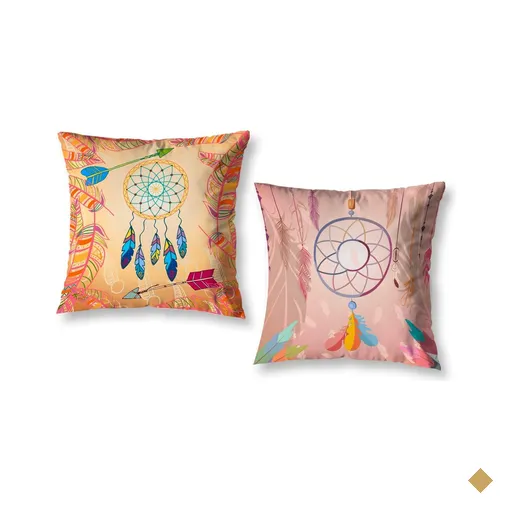 Kit 2 Almofadas Cheias 40cm x 40cm Decorativas Estampadas Digital Coloridas…