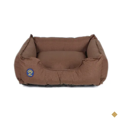 Almofada para cachorro M 60X50 Marrom Confortável premium