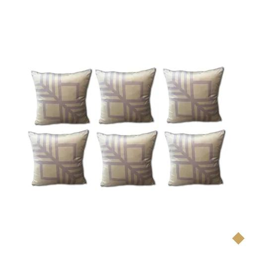 Seis Capas Almofadas Luxo Decoração - 50x50 - RNE 156