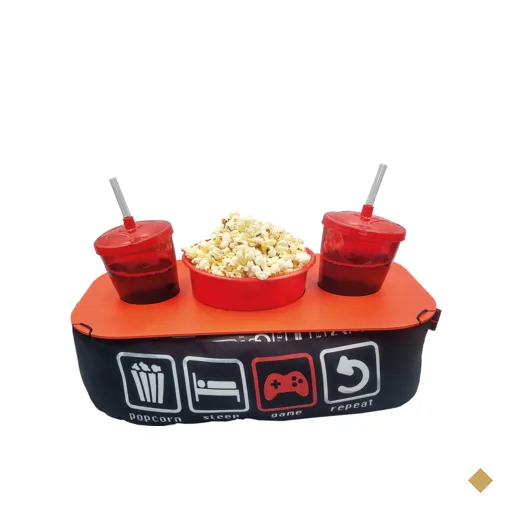Almofada Porta Pipoca Dupla Casal Namorados Game