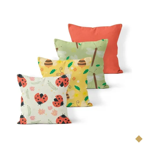 Kit 4 Capas De Almofadas Decorativas Own Natureza 45x45cm