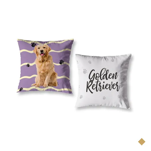 Kit 2 Capa Almofada 40cm X 40cm Pet Decorativas Estampadas Digital Sala Sofá…