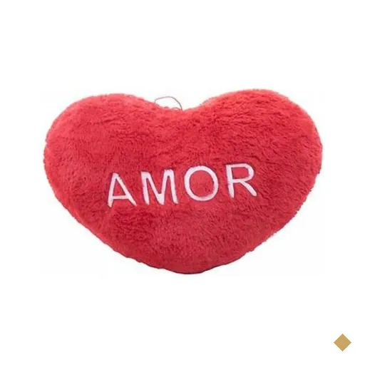 Almofada Coração Amor Vermelho Médio