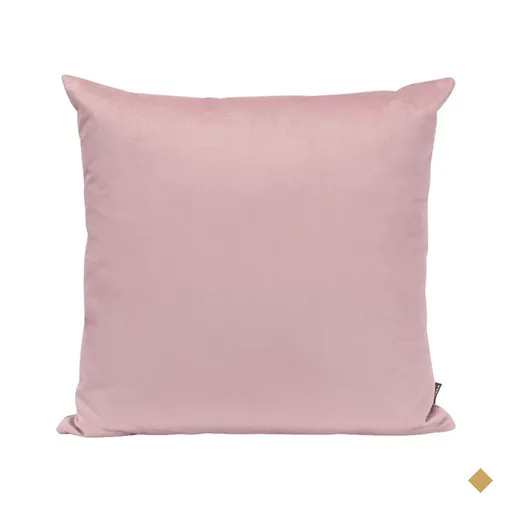 Almofada Rosa 45x45 Veludo Com Enchimento