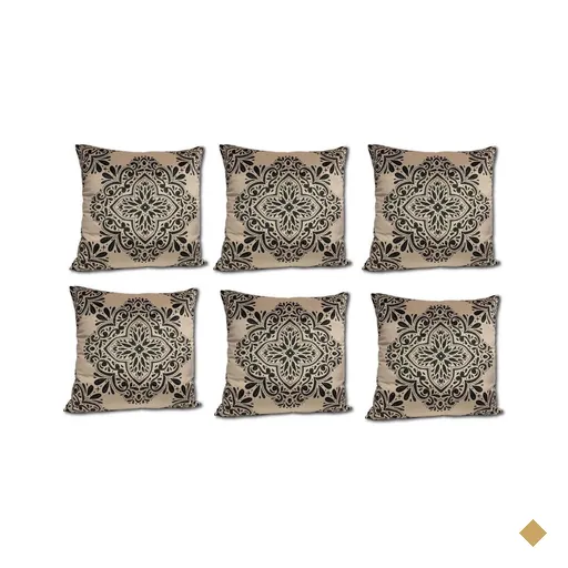 Seis Almofadas de Sofá Decorativa - 45x45 - 214