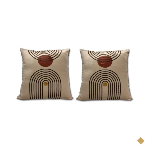 Duas Almofadas Italiana - 45x45 - RNE 234
