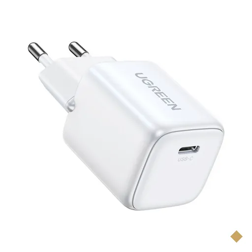 Carregador Ugreen Turbo Nexode PD GaN 30W Branco - UG-15326