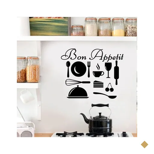 Adesivo de Parede Bon Appetit - Gi 98x125cm