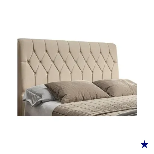 Cabeceira Para Cama Box Queen Istambul Dobuê 1.60m Bege