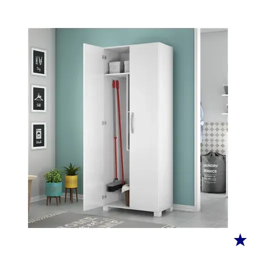 Armário Multiuso Lavanderia Notável Nt4015 Branco