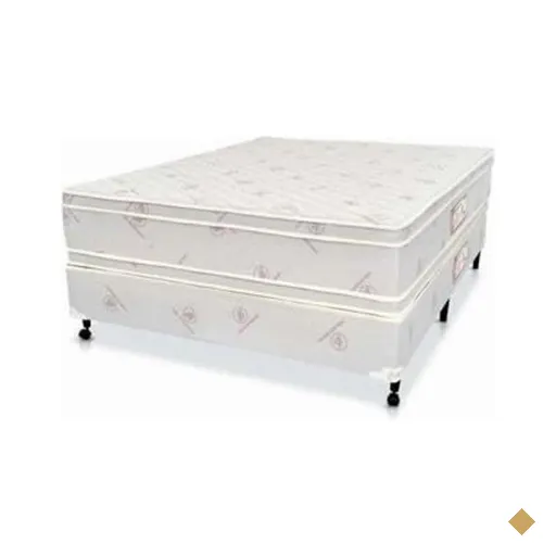 Cama Box + Colchão Castor Casal Hotel Collection Fire Retardant Double Face…
