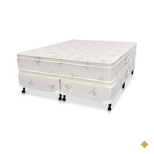 Cama Box + Colchão Castor King Hotel Collection Fire Retardant Double Face…