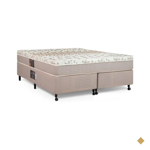 Cama Box + Colchão Castor King Class One Face Pocket 180x200x52cm