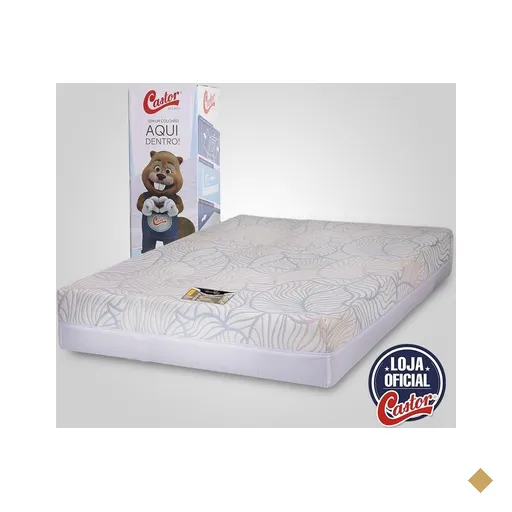 Colchão Castor Casal na Caixa Vitagel Space Double Face D33 138x188x24cm