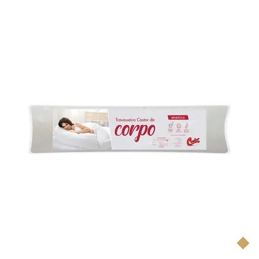 Travesseiro Castor de Corpo 140x40x22cm