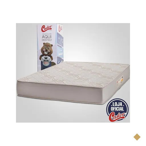 Colchão Castor Casal na Caixa Comfort Double Face Pocket 138x188x25cm