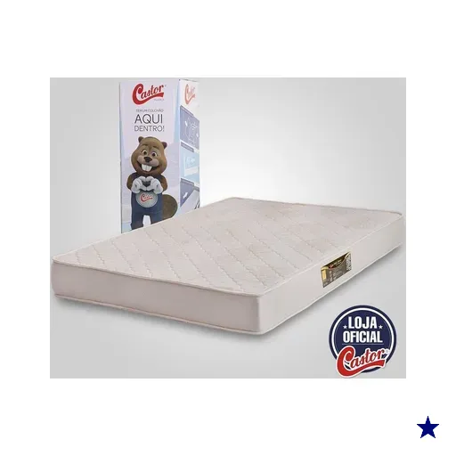 Colchão Castor Casal na Caixa Comfort Double Face D33 138x188x17cm