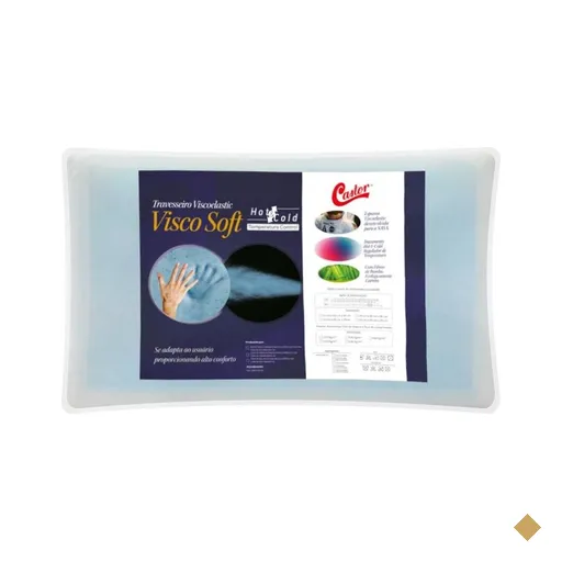 Travesseiro Castor Visco Soft New Hot  e Cold 45x65x13cm