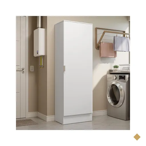 Armário Multiuso 60 cm 1 porta Branco Madesa