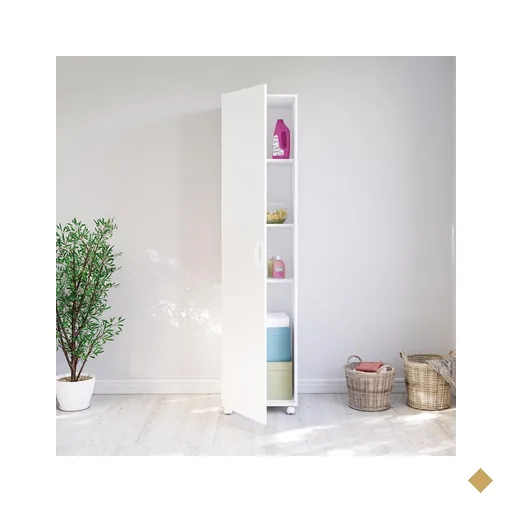 Armário Multiuso 1 Porta Branco - Politorno
