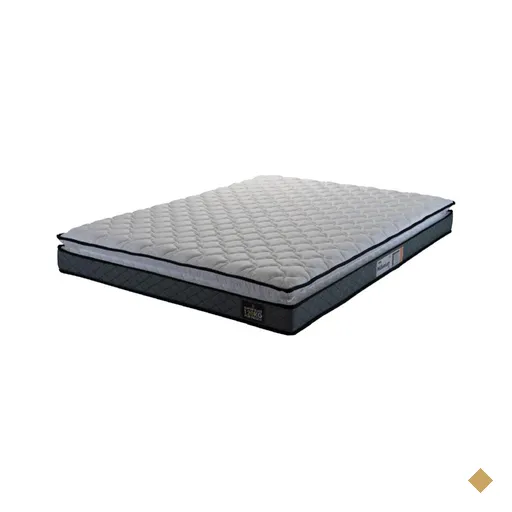 Colchão Casal Espuma D33 Pillow Top Millenium 138x188x19cm Cinza/Branco Hellen…