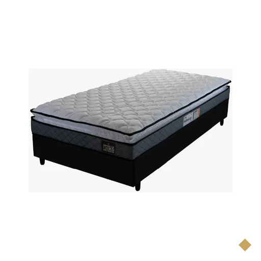 Cama Box Solteiro Colchão Espuma D33 Pillow Top Millenium 88x188x57cm…
