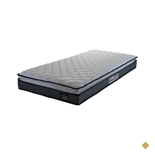 Colchão Solteiro Espuma D33 Pillow Top Millenium 88x188x19cm Cinza/Branco…