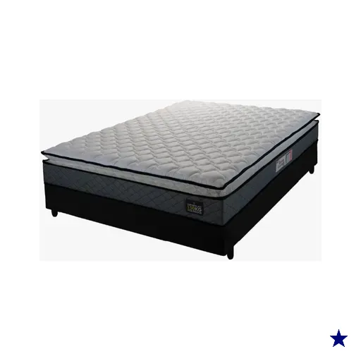 Cama Box Casal Colchão Espuma D33 Pillow Top Millenium 138x188x57cm…