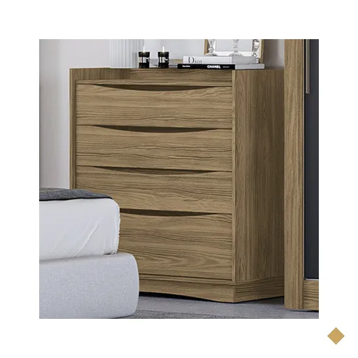 Cômoda 4 Gavetas Nogueira M260 - Kappesberg