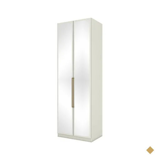 Guarda-roupa Solteiro Modulado Predileto 2 Portas 3 Gavetas Com Espelho Areia…