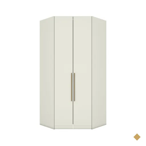 Guarda-roupa Solteiro Modulado Predileto 2 Portas Areia Hp - Henn