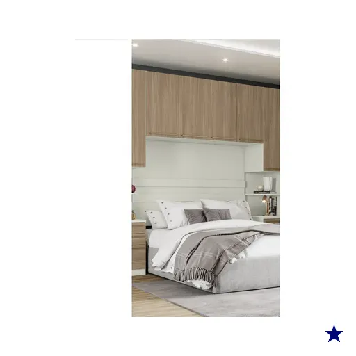Guarda-roupa Solteiro Modulado Predileto 4 Portas Areia Hp/jequitiba - Henn