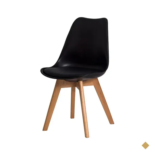 Cadeira Leda Saarinen Design Preta