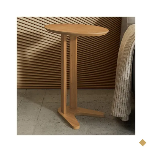 Mesa De Canto 60cm 100% Mdf Freijo - Dalla Costa