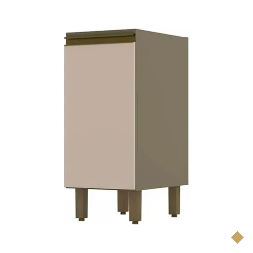 Balcão De Cozinha évelin 1 Porta Duna/cristal - Henn