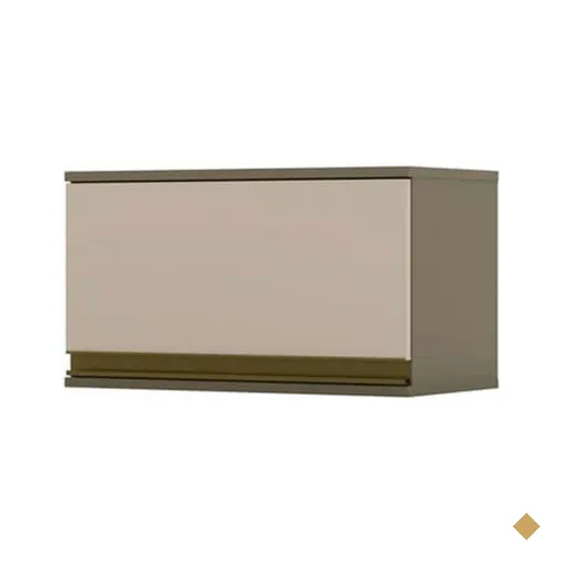 Armário Aéreo Cozinha évelin 1 Porta Duna/cristal - Henn
