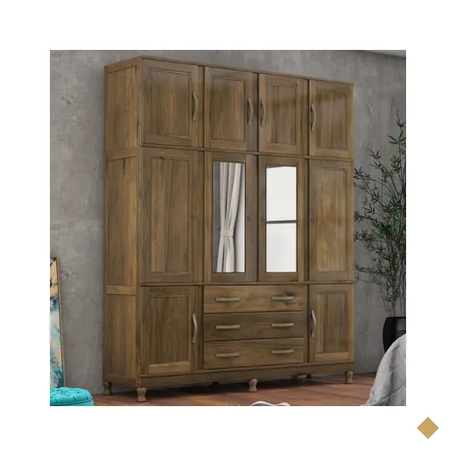 Guarda-roupa Casal Paris 10 Portas 3 Gavetas Com Espelho Madeira Maciça…