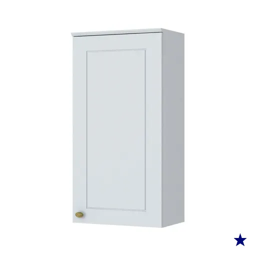 Armário Aéreo Cozinha 40 Cm Americana 1 Porta 100% Mdf Branco Hp C364 - Henn