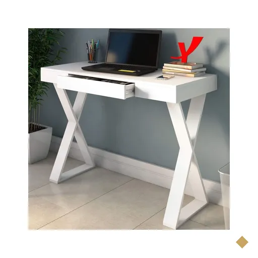 Mesa Escrivaninha Veneza Ii 1 Gaveta Branco - Artany