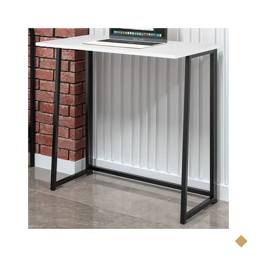 Mesa Escrivaninha Fit Dobrável Preto/branco - Art Panta