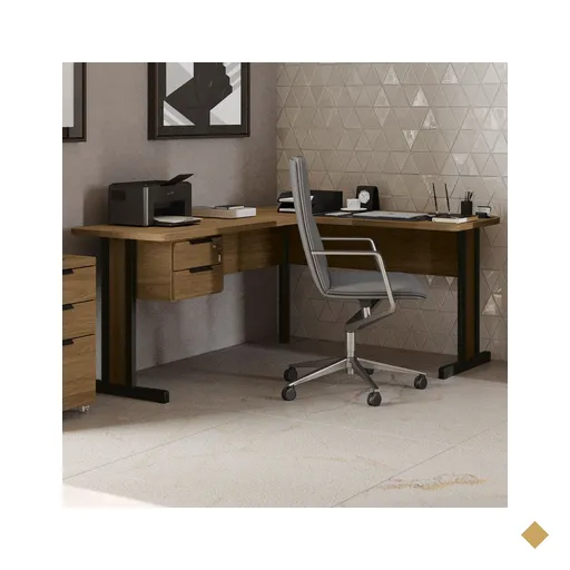 Mesa Escrivaninha 2 Gavetas Itapua - Kappesberg