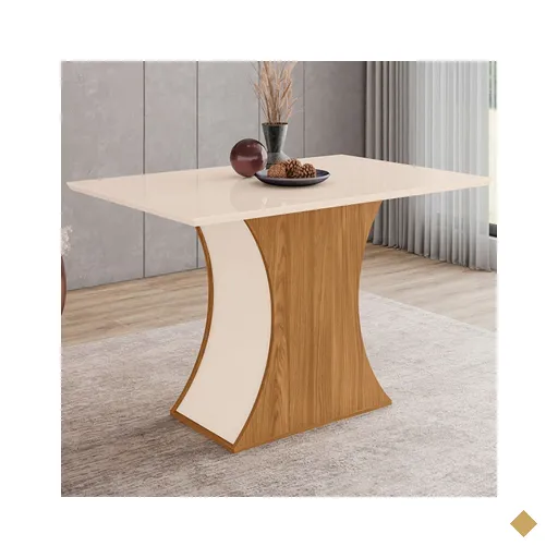 Mesa De Madeira Selena Nature/off White Sci18 - Henn