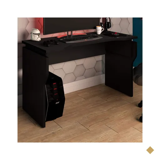 Mesa Gamer 2.0 Ideal Para 2 Monitores Preto - Artany